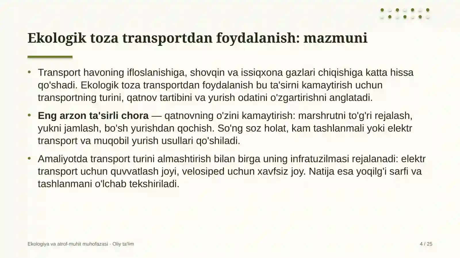 Bolalar turizmida ekologik toza transportdan foydalanish 4