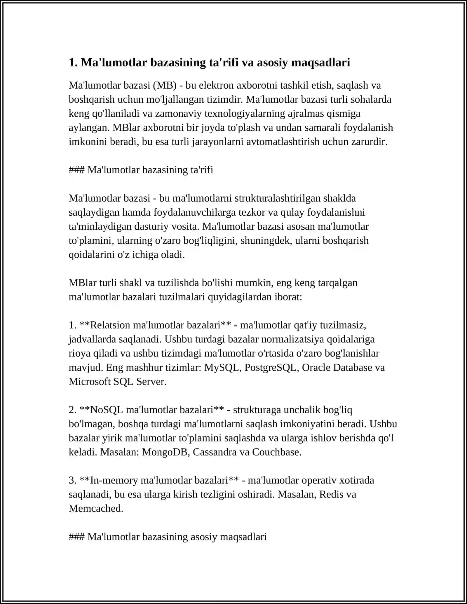 DATABASE BASIC 4