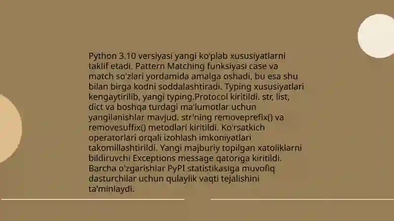 Python 3.9 yangiliklari 4