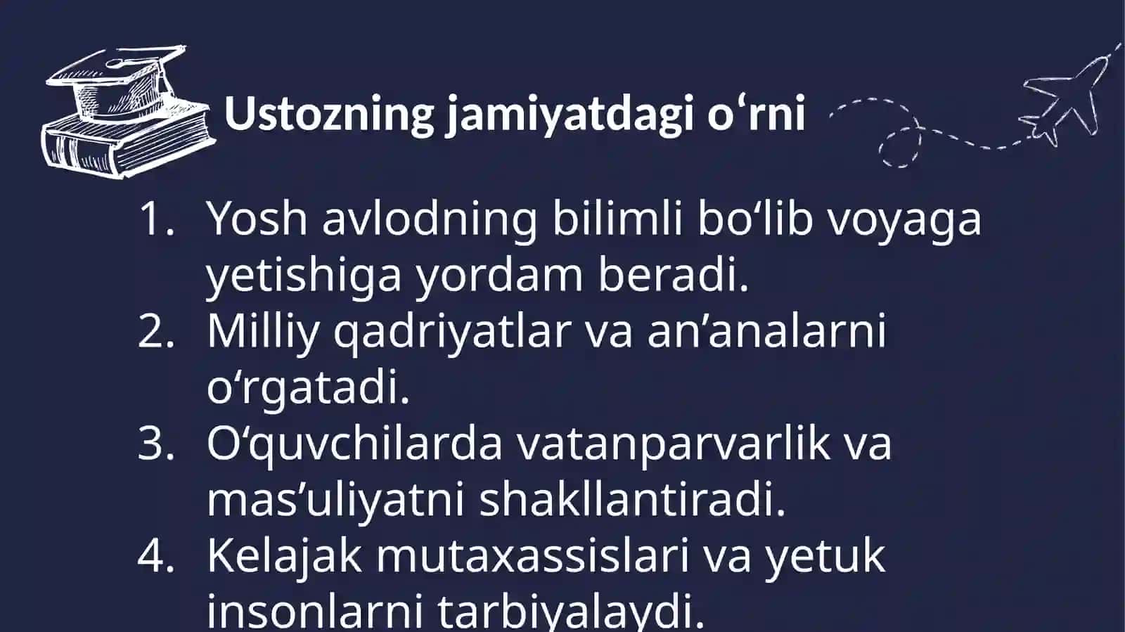 Ustoz — kelajak me’mori 4