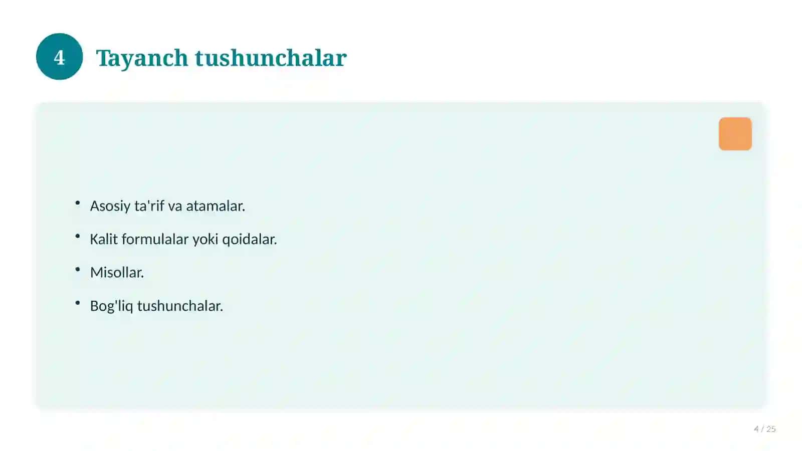 Informatika fanidan 1-sinf: didaktik tarqatma materiallar 4