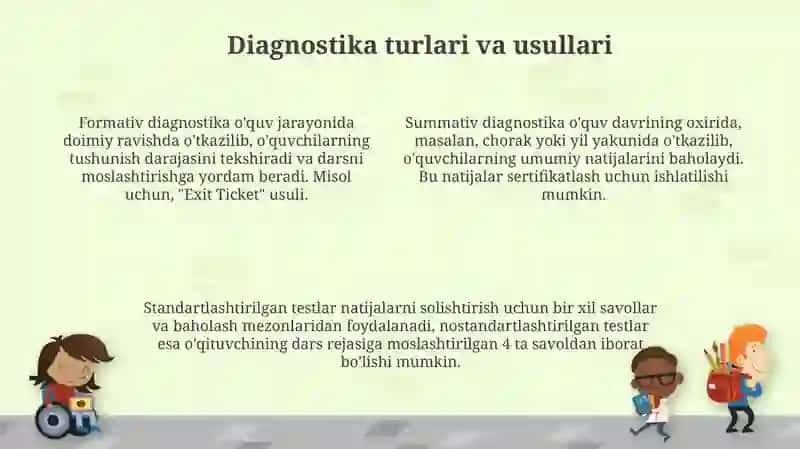 Ta'limda o'qishni diagnostika qilish 4