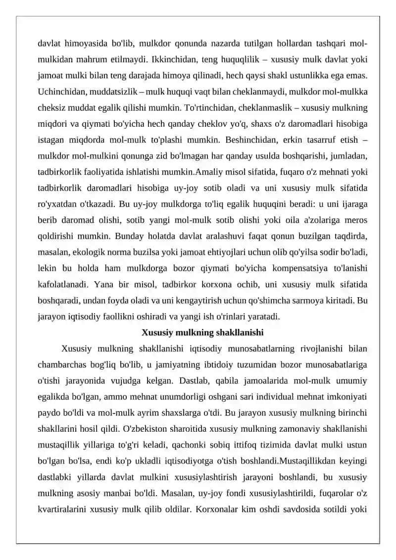 Xususiy mulk 4