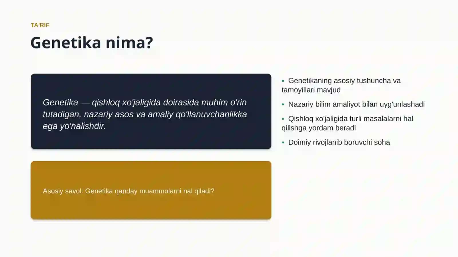Genetika 4