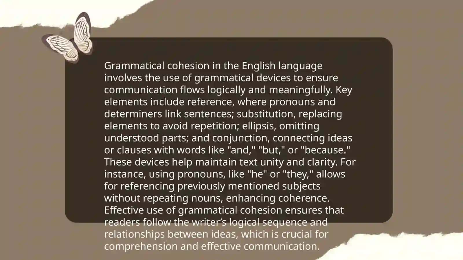 Lexical cohesion 4