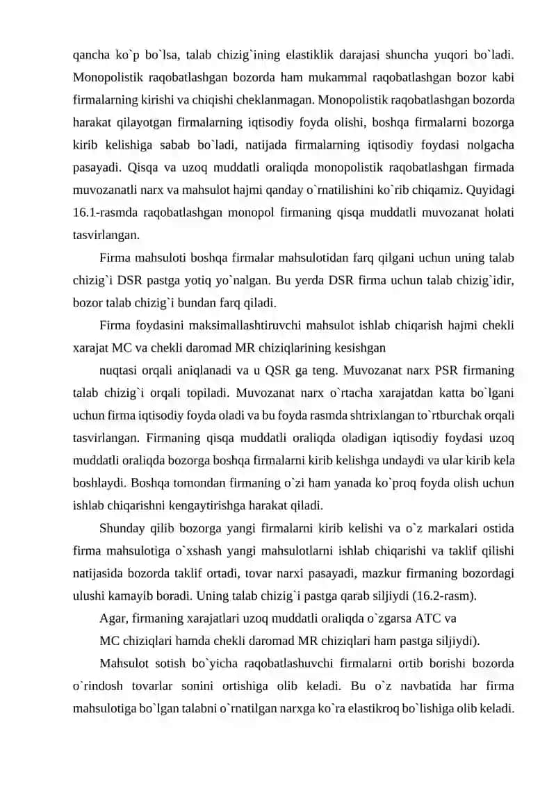 OLIGOPOLIYA VA MONOPOLISTIK RAQOBAT 4