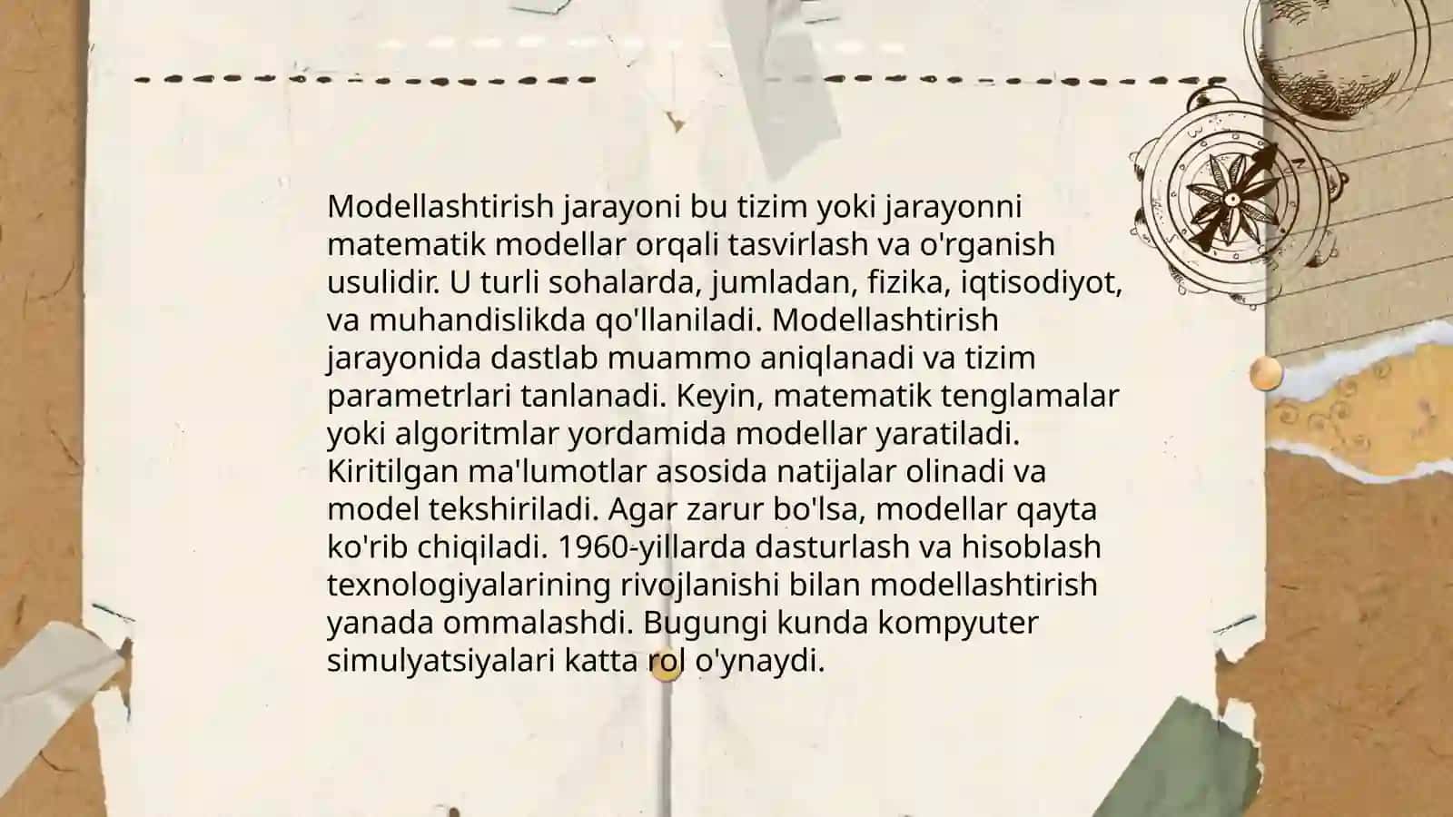 Matematik modellar asoslari 4