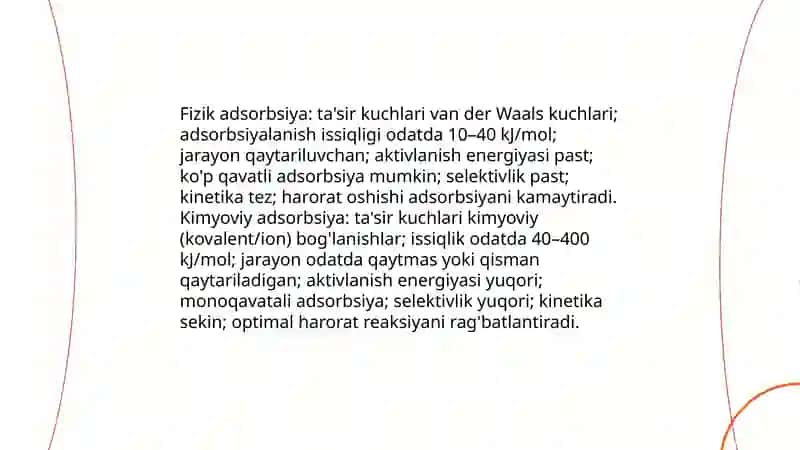 Adsorbsiya usuli 4