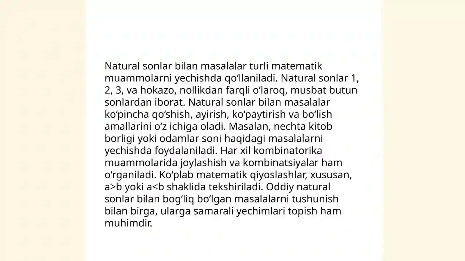 Sodda masalalarni yechish usullari 4