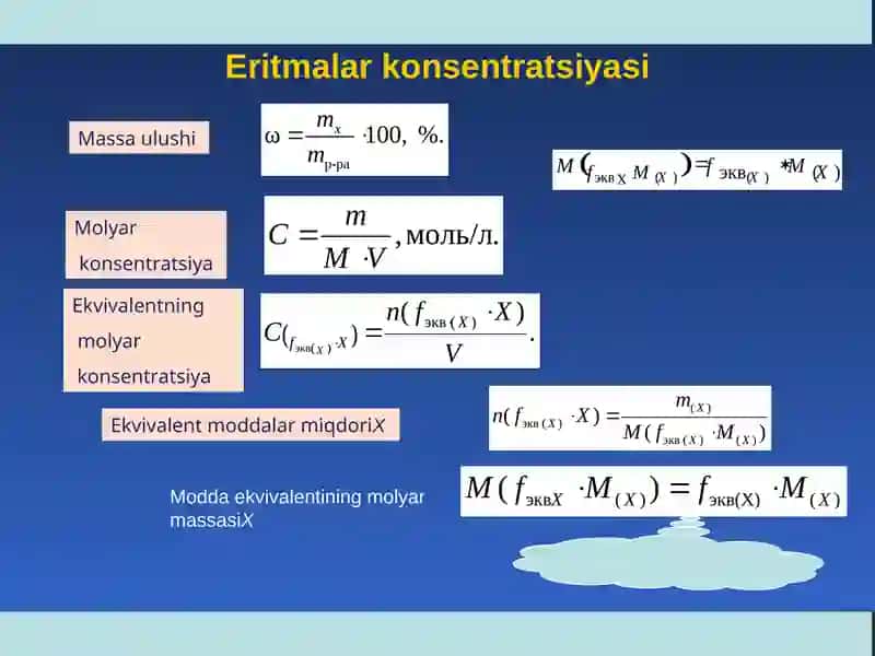 Elektrolitik dissotsiyalanish 4
