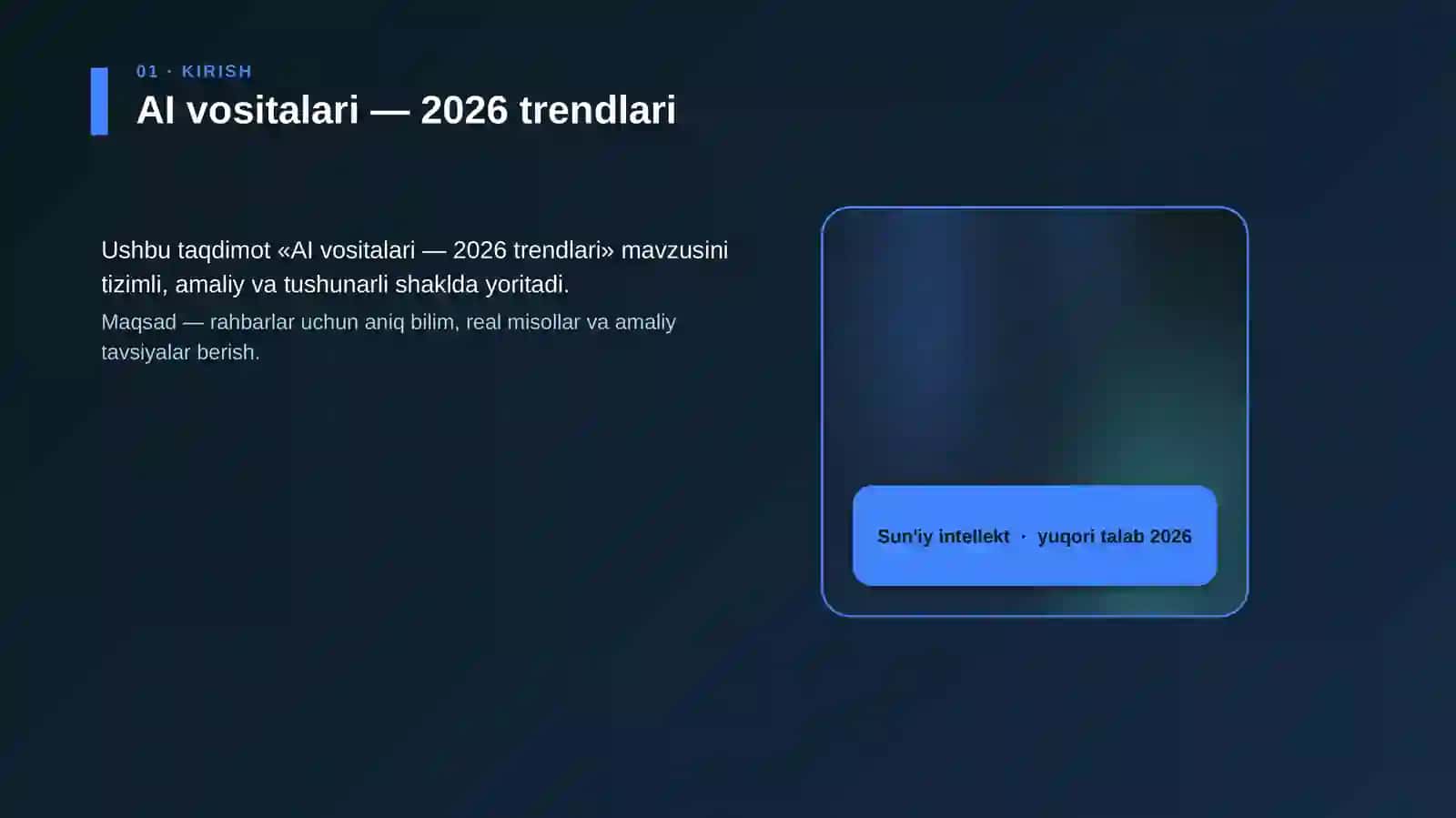 AI vositalari — 2026 trendlari 4