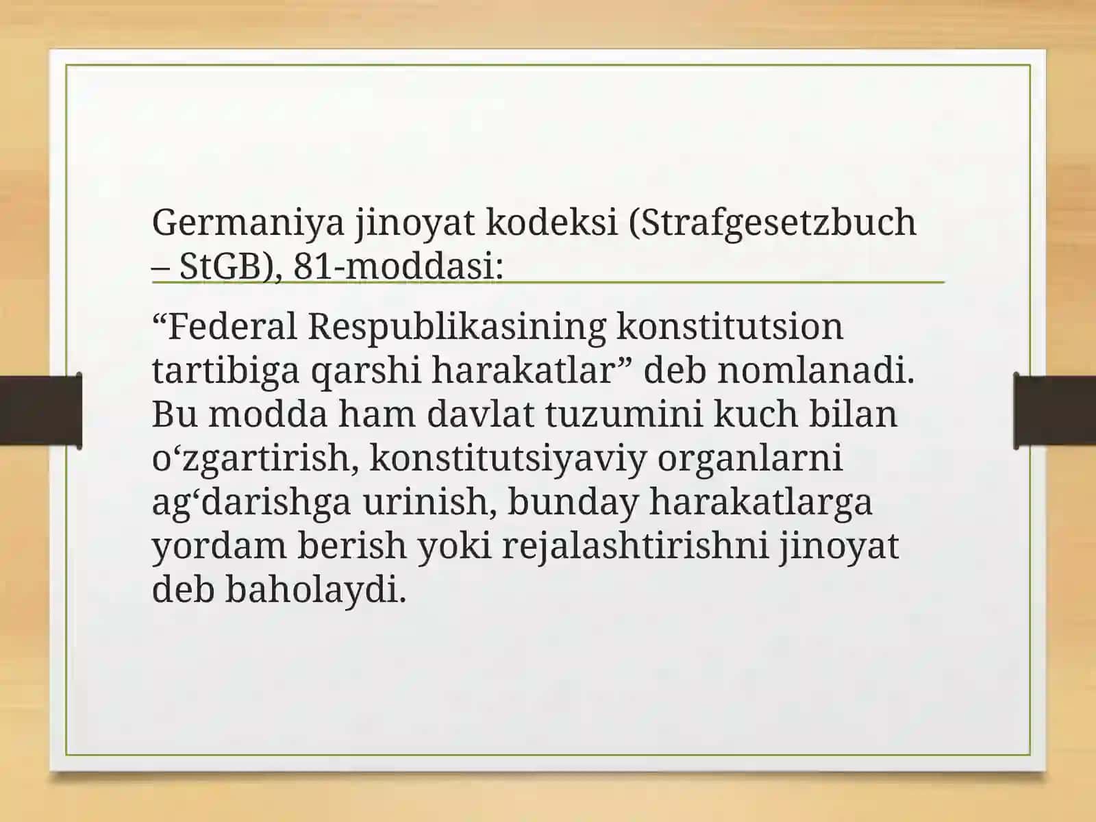 O‘zbekiston Respublikasi Jinoyat kodeksining 159-moddasi 4