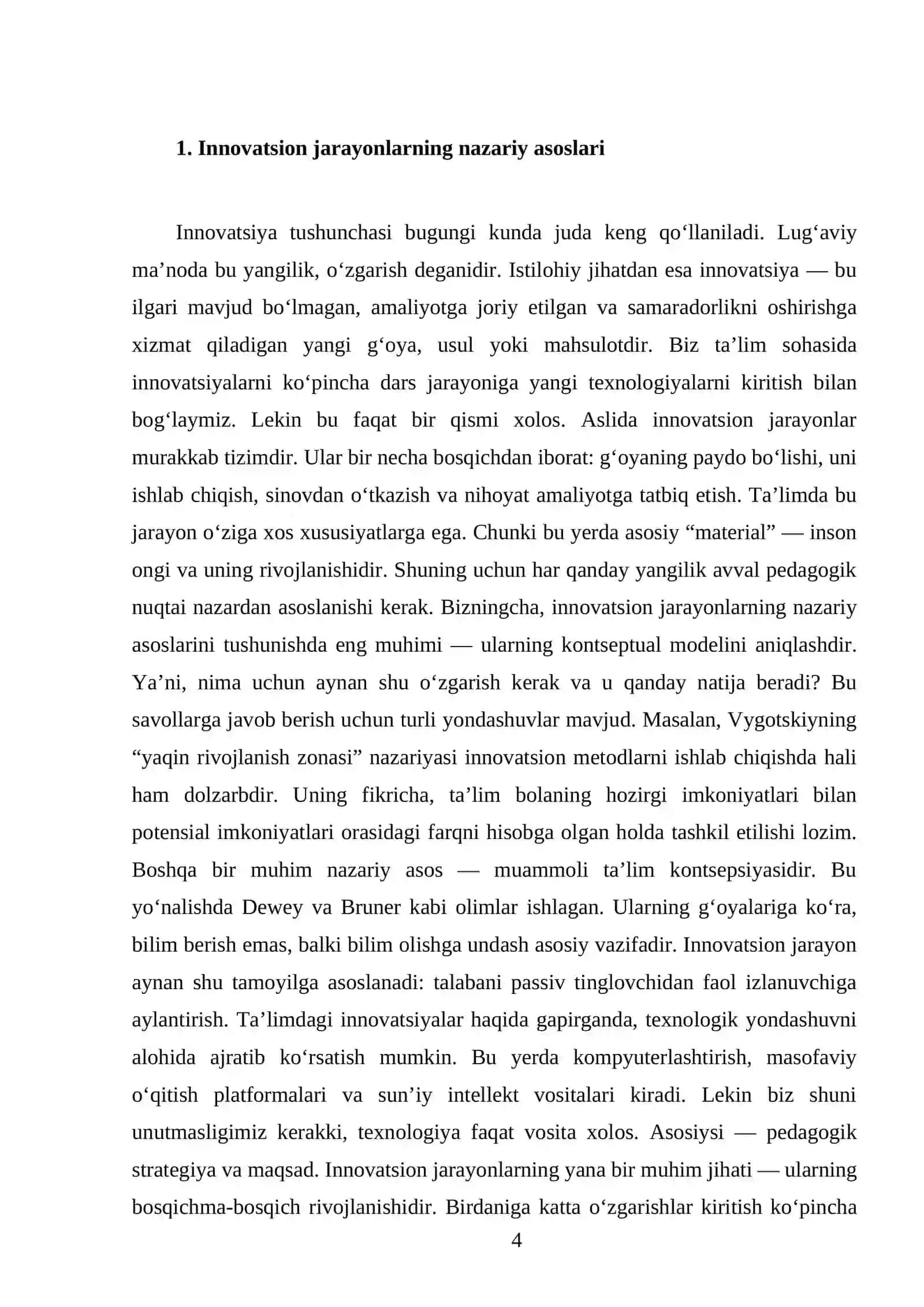Ta’limda innovatsion jarayonlar 4