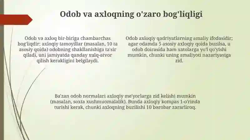 Odob va Axloq 4