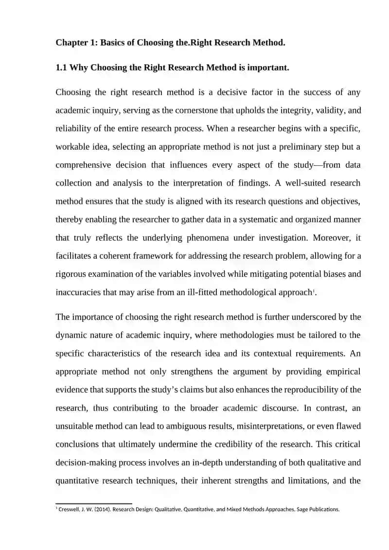 Selecting the Right Research Methodology 4