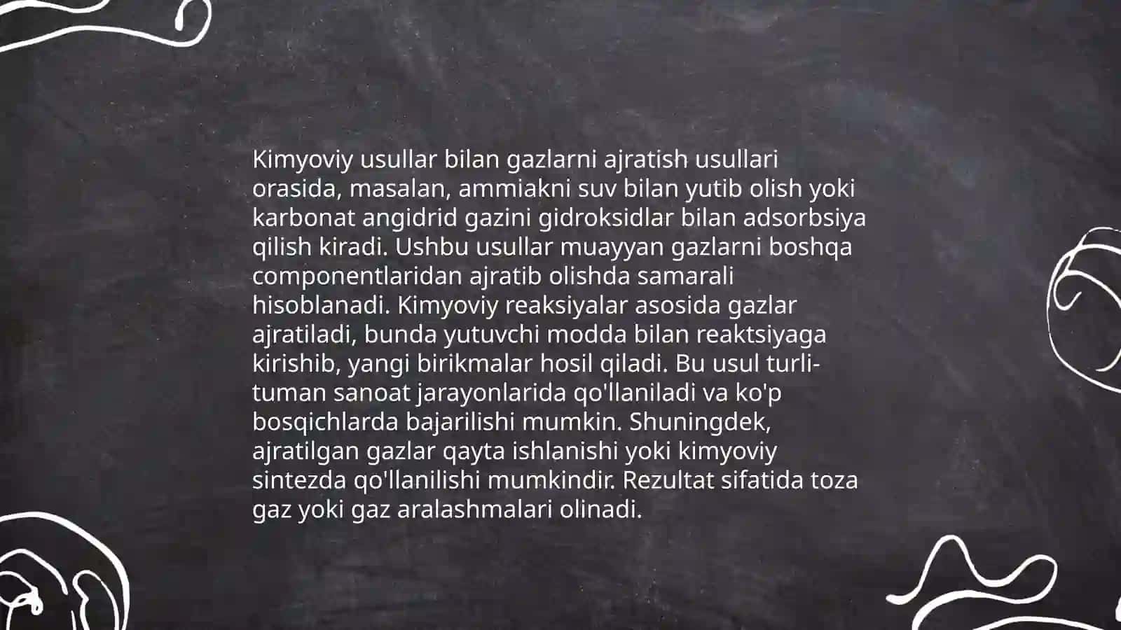 Gazlarni ajratish usullari 4