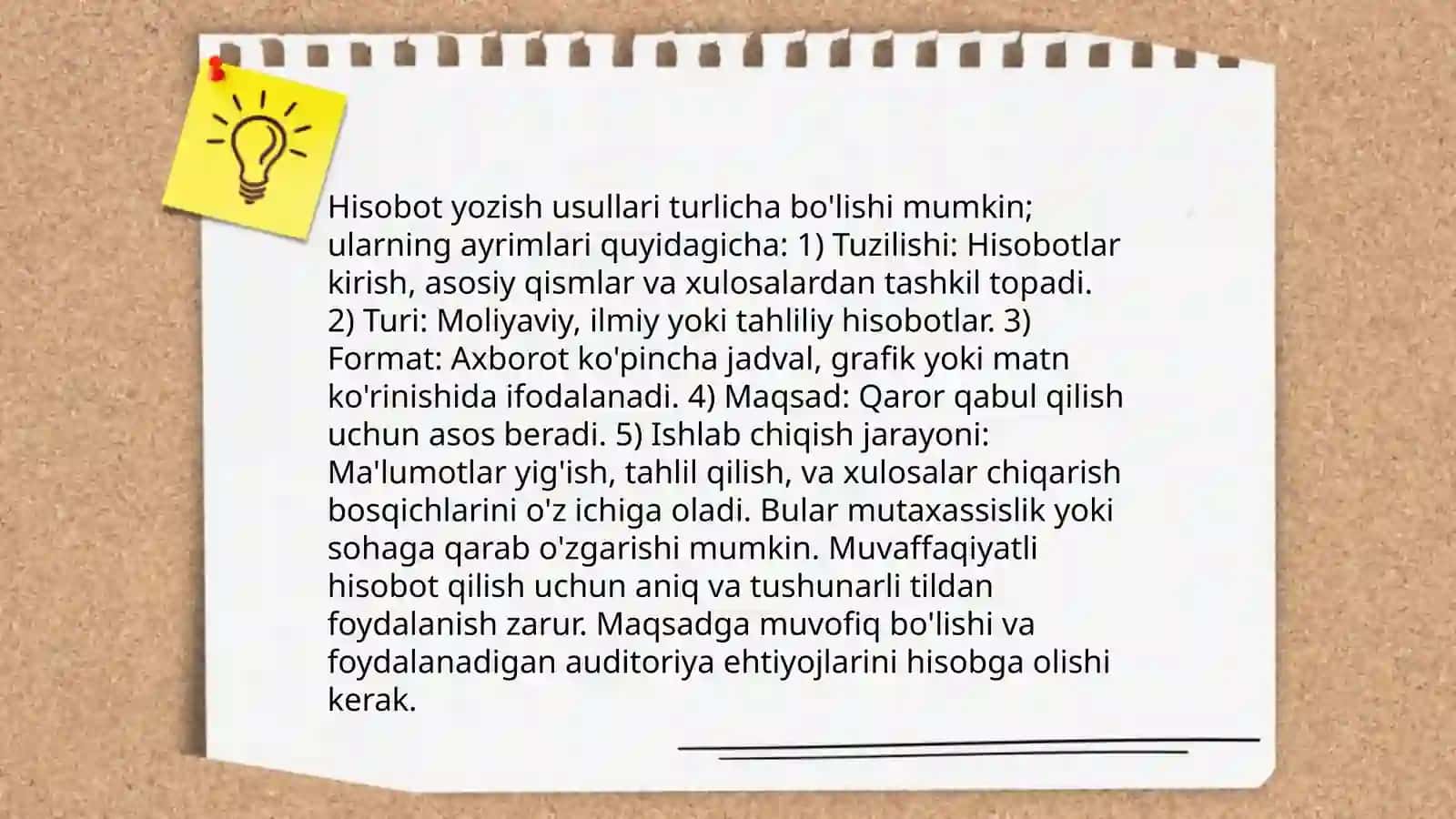 Davlat tilida ish yuritish fanidan tayyorlagan SLAYDI 4