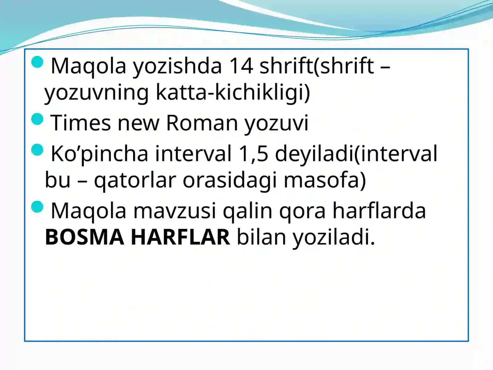 Ilmiy maqola yozish qoidalari 4