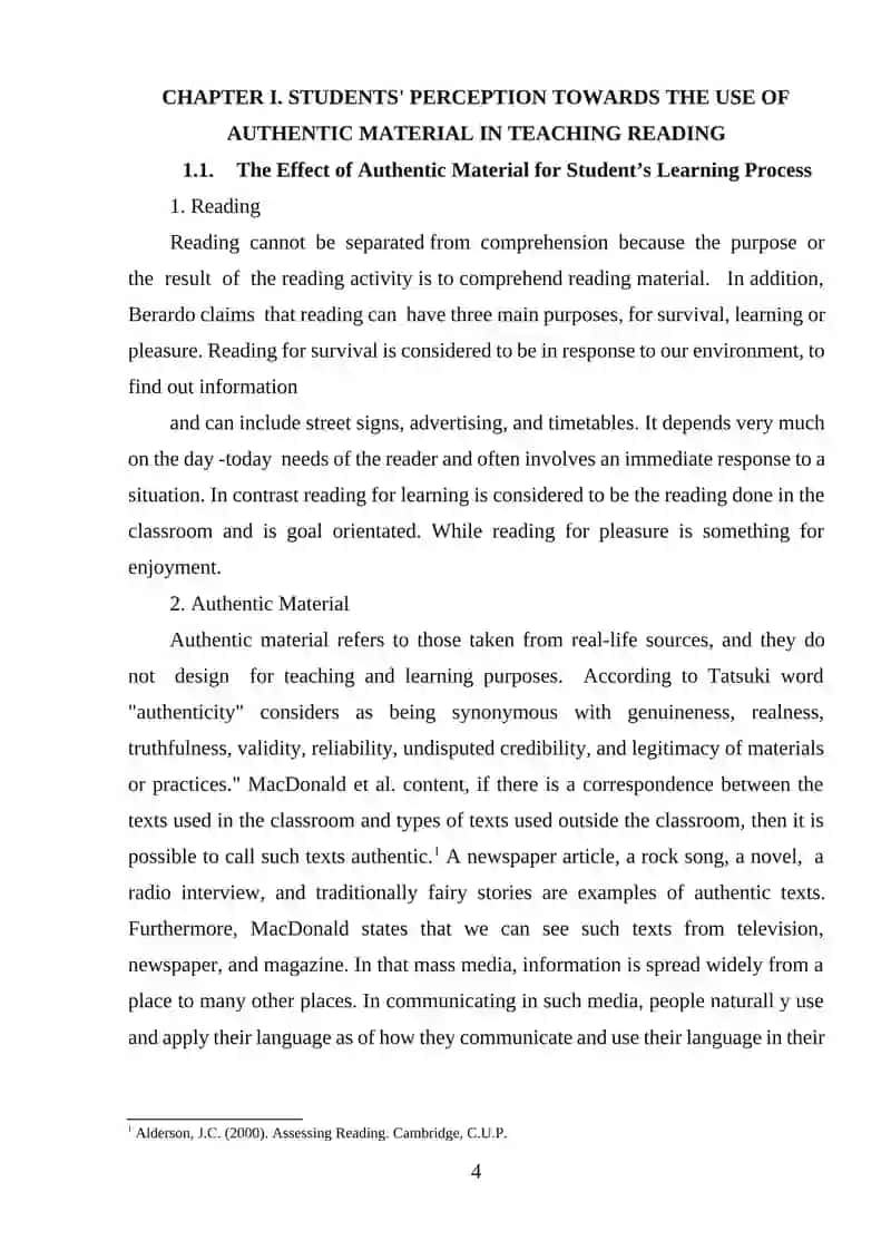 Authentic Materials in English Language Teaching 4