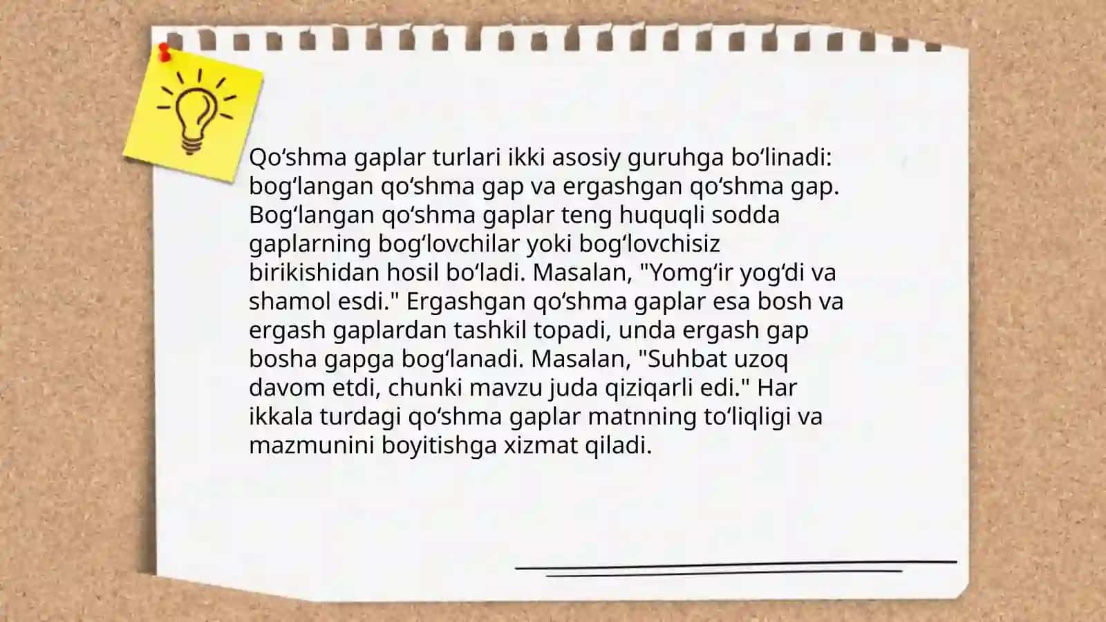 Qo‘shma gaplar 4