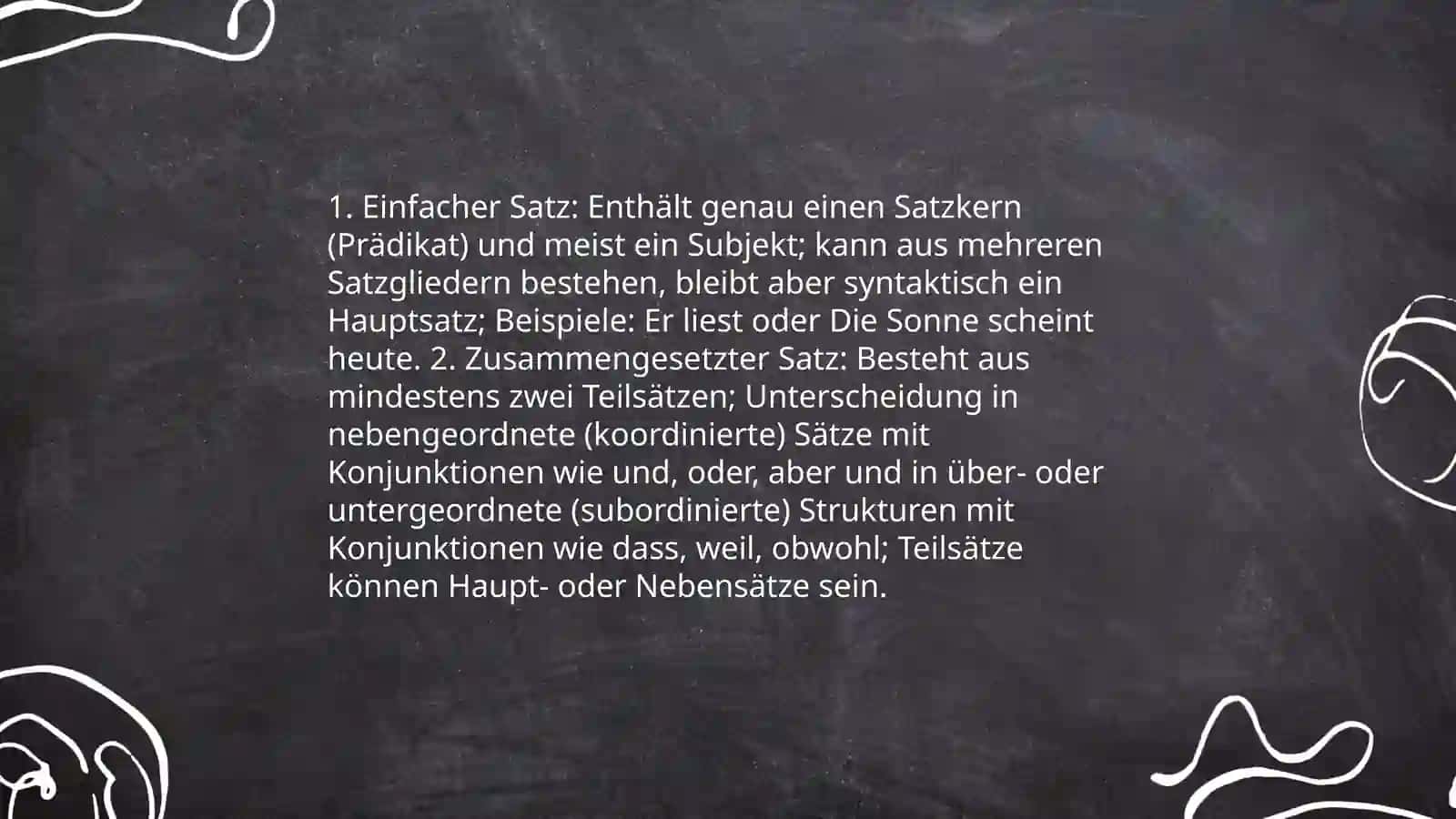 Syntax. Der Satz 4