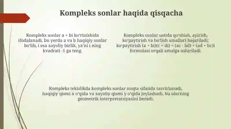 Murakkab teskari trigonometrik funksiyalar 4