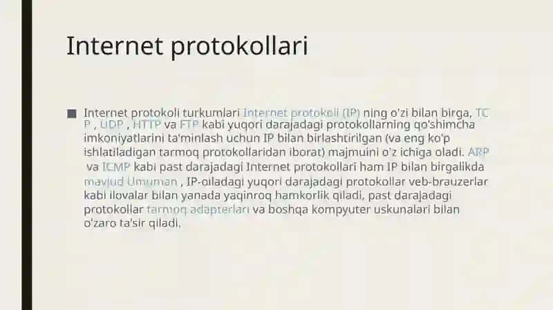 Tarmoq protokollari 4