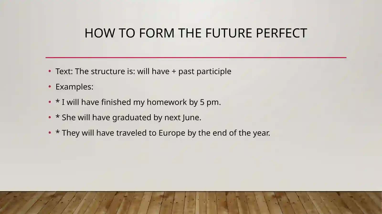 Future Perfect:Looking Back from the Future! 4