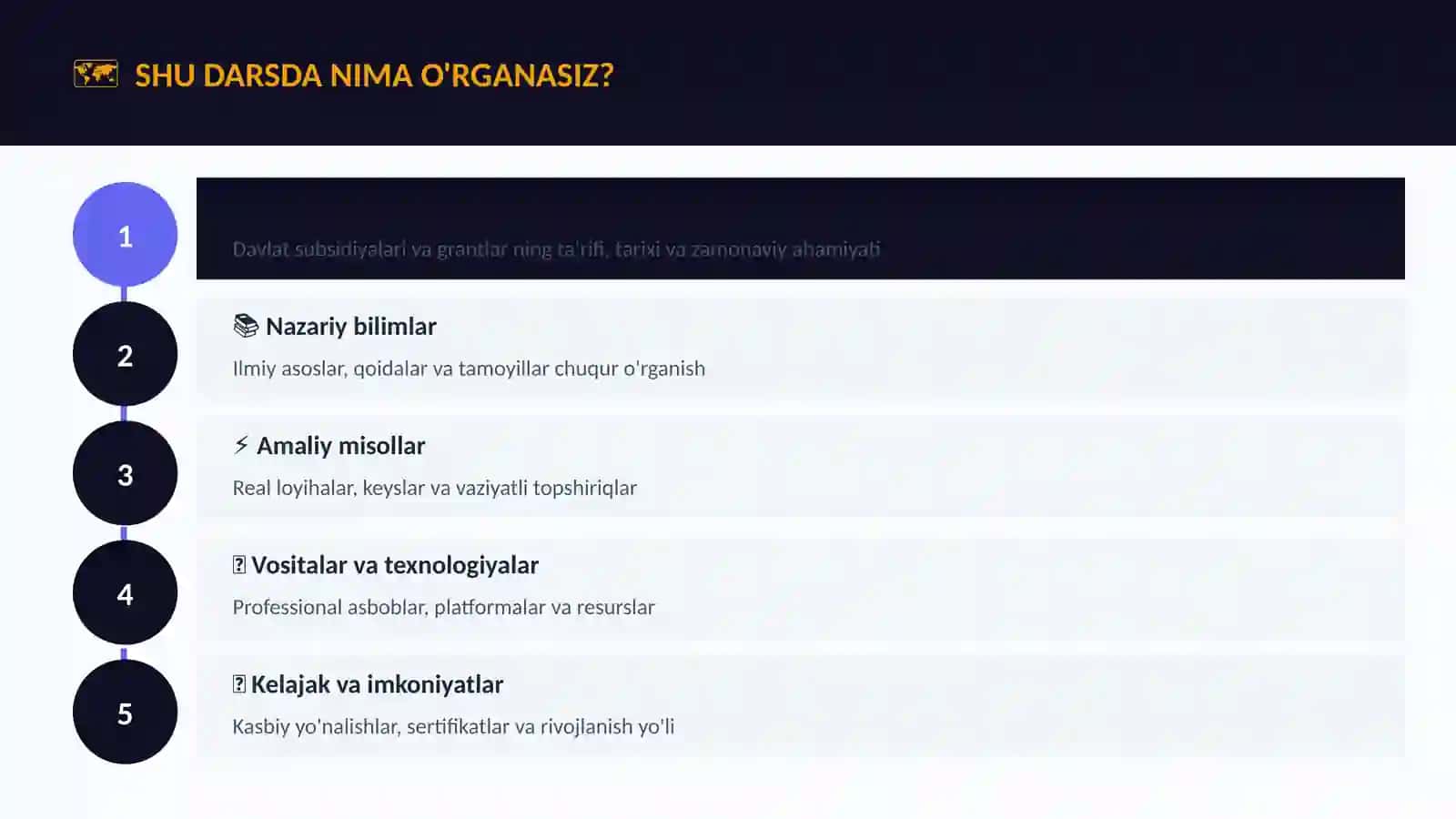 Davlat subsidiyalari va grantlar 4