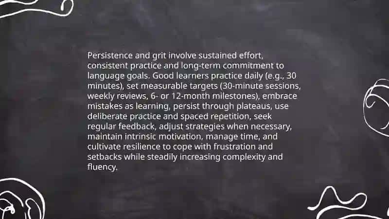 Common features of a good language learner 4