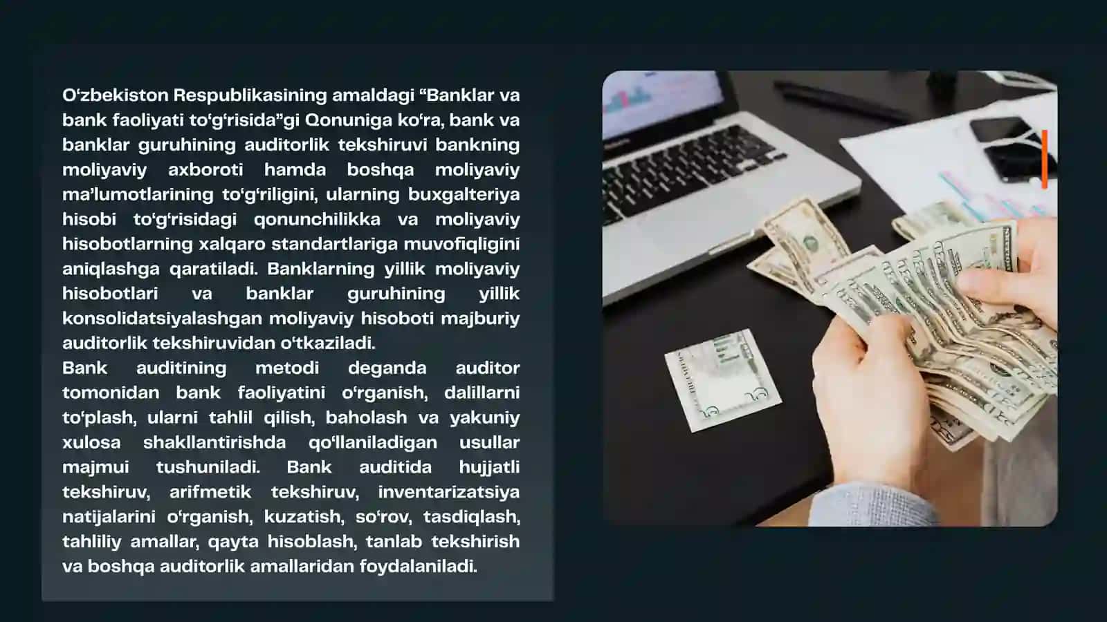 Bank auditining tashkil qilinishi va turlari 4