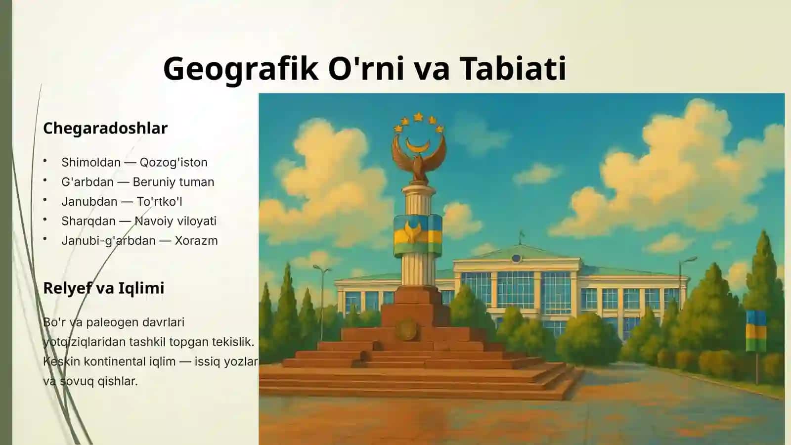 Ellikqal'a tumani: Tarixi va mashhur joylari 4