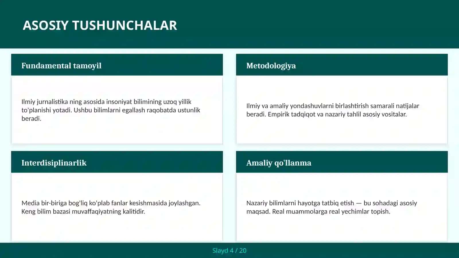 Ilmiy jurnalistika 4