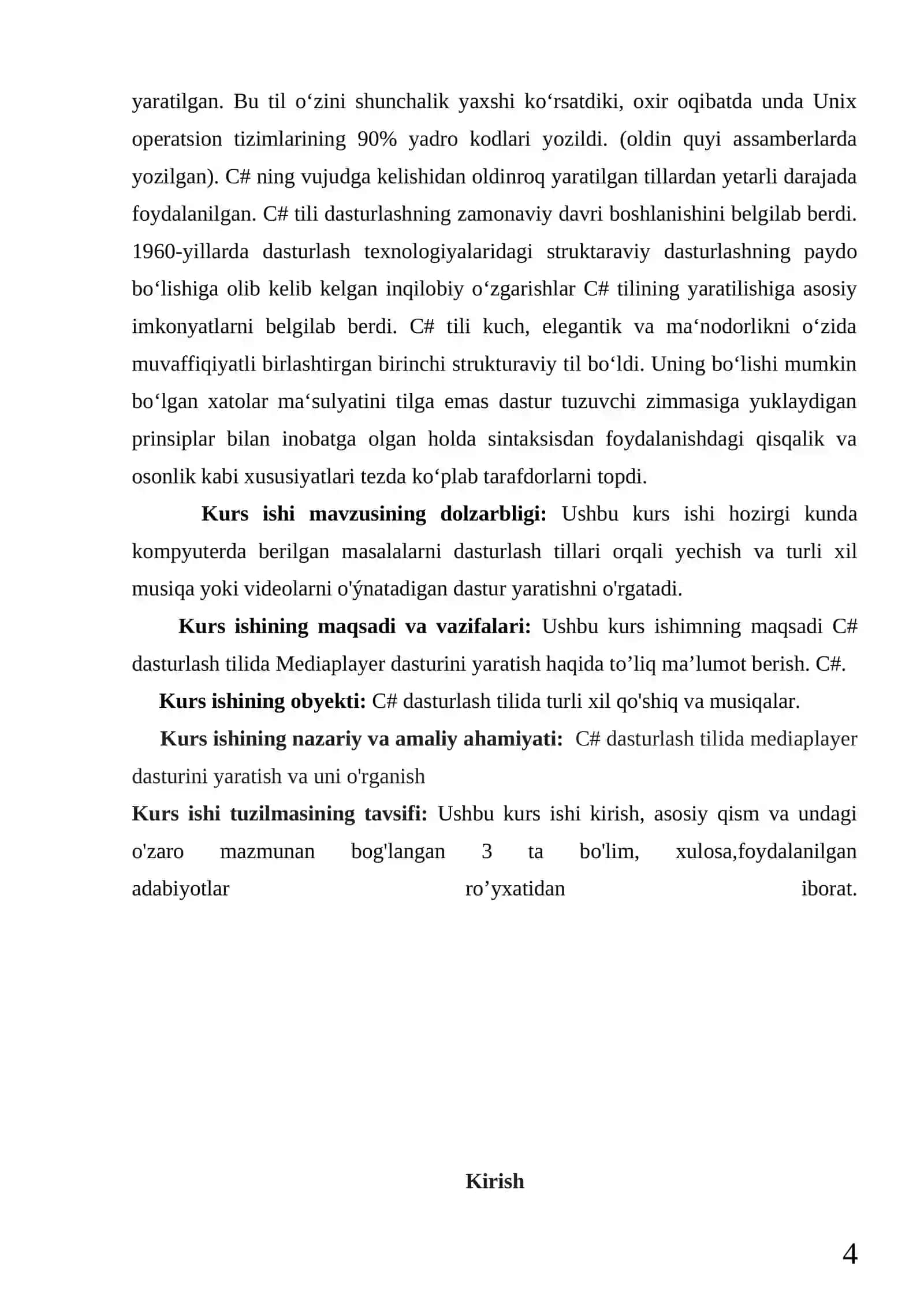 C# dasturlash tilida MediaPlayer dasturnini yaratish 4