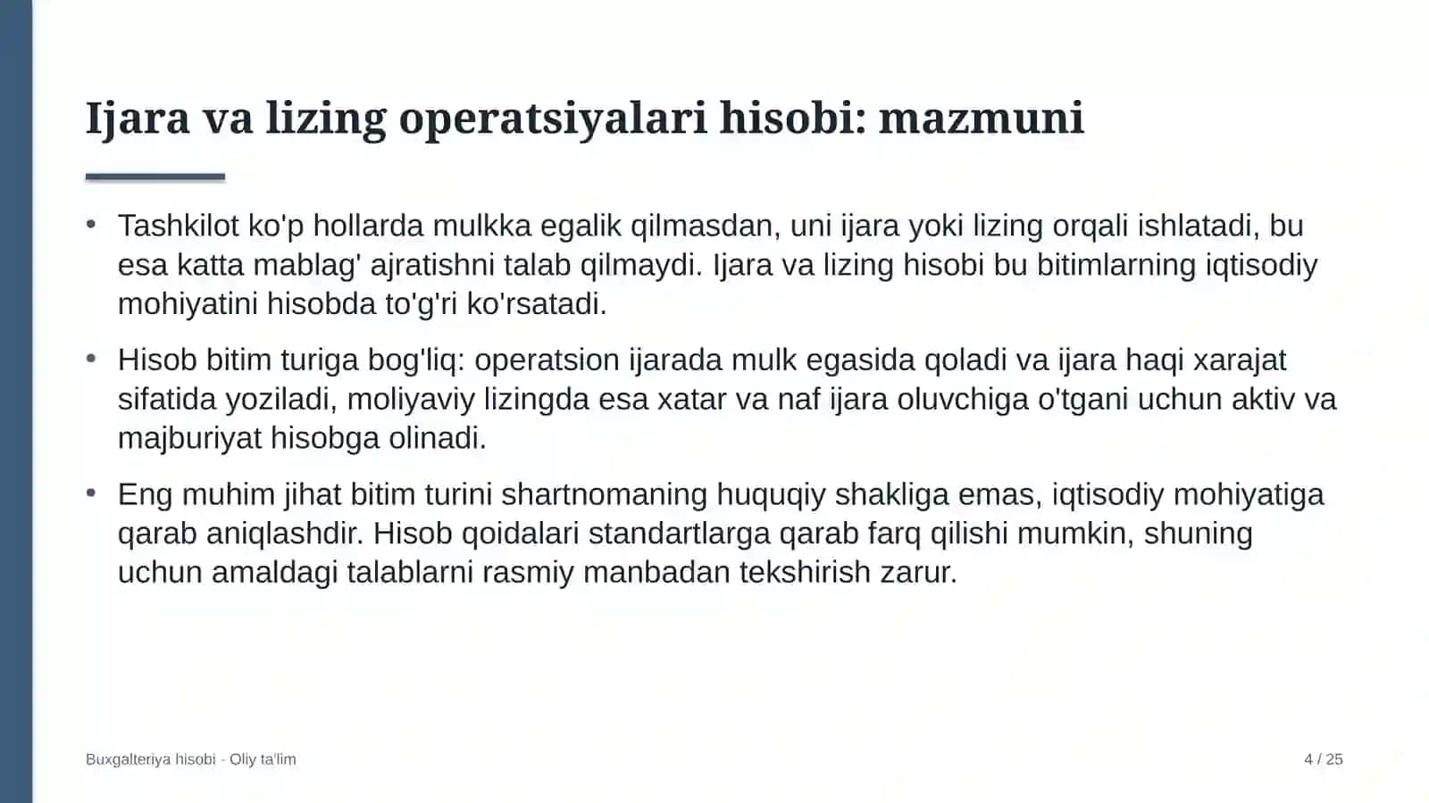 sovutkichli yuk tashishda ijara va lizing operatsiyalari hisobi 3916 4