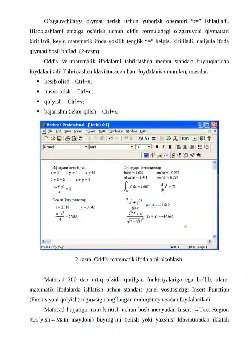 Mathcad 4