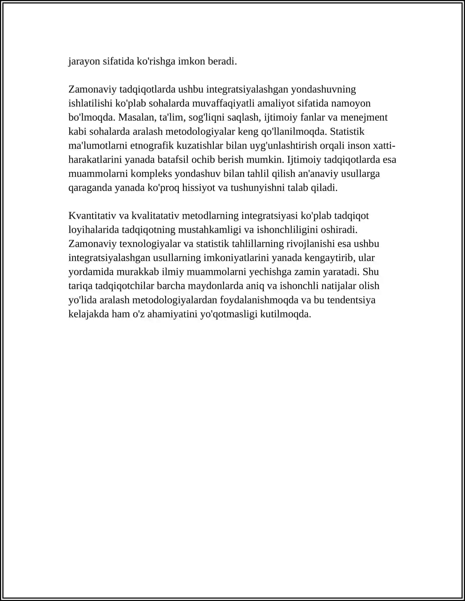HOZIRGI ZAMON PSIXOLOGIYASINING TADQIQOT METODLARI 4