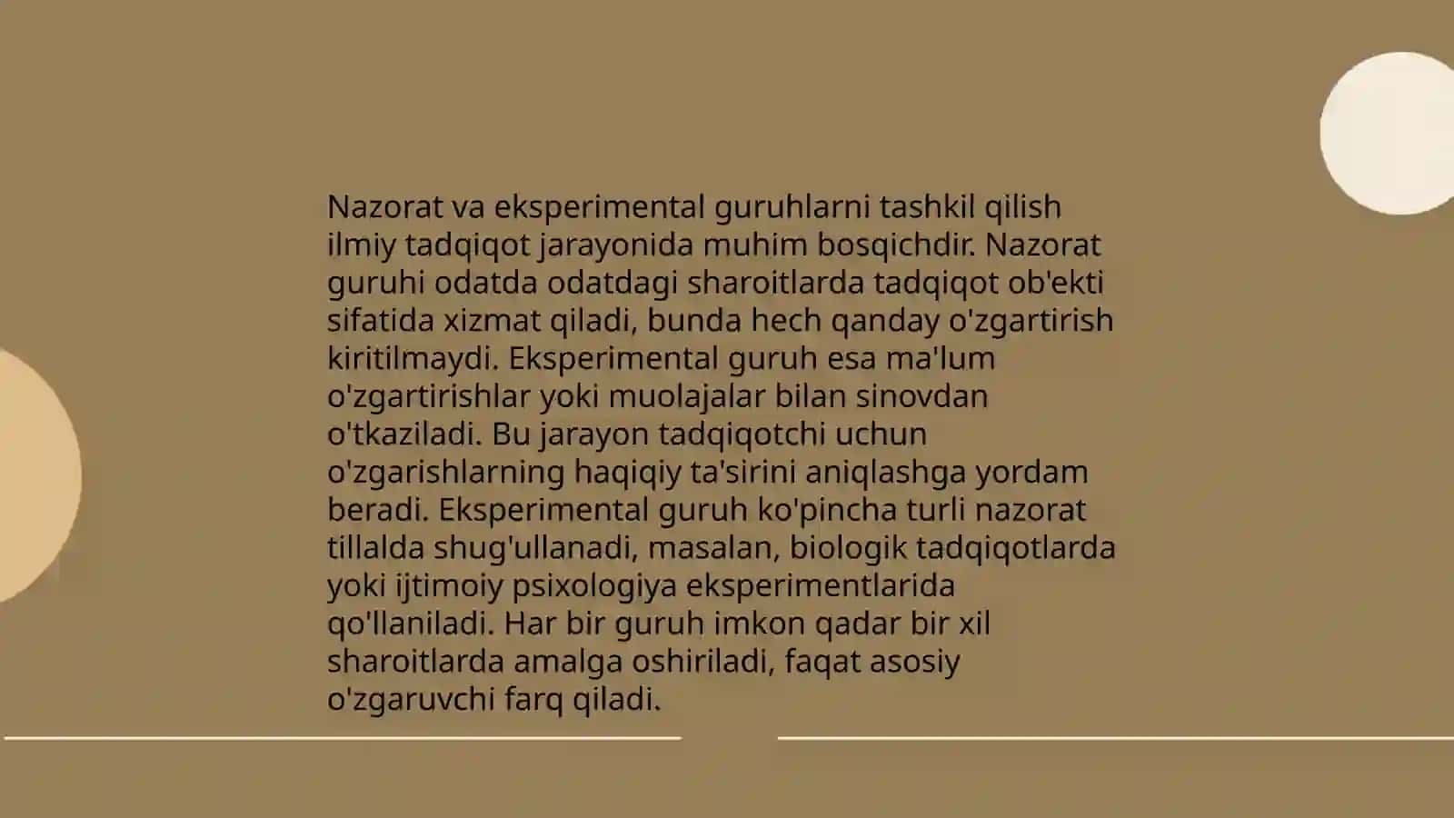 Eksperimental tadqiqotlar metodlari 4