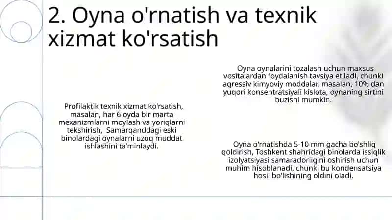 WINDOWS OTning turlari 4