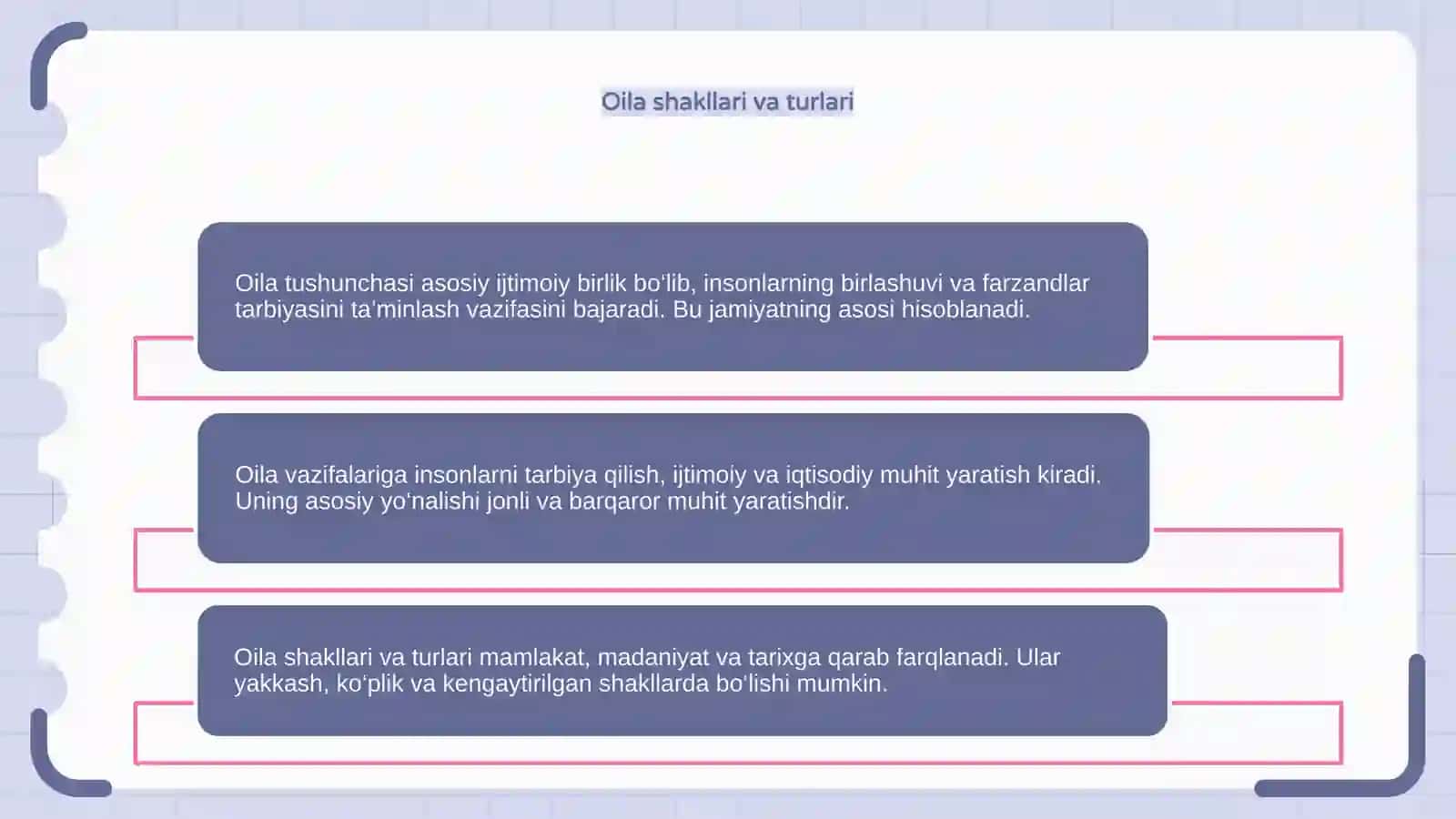 Oilaning asosiy vazifalari 4