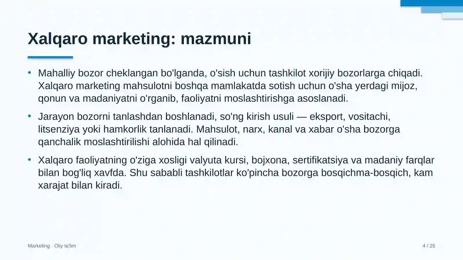 Interyer dizaynida xalqaro marketing 4