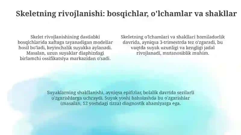 Suyaklarining rentgen anatomiyasi 4