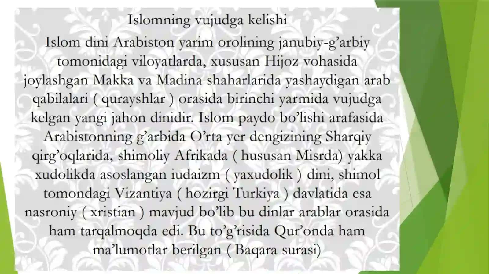Islom tarixi va falsafasi 4