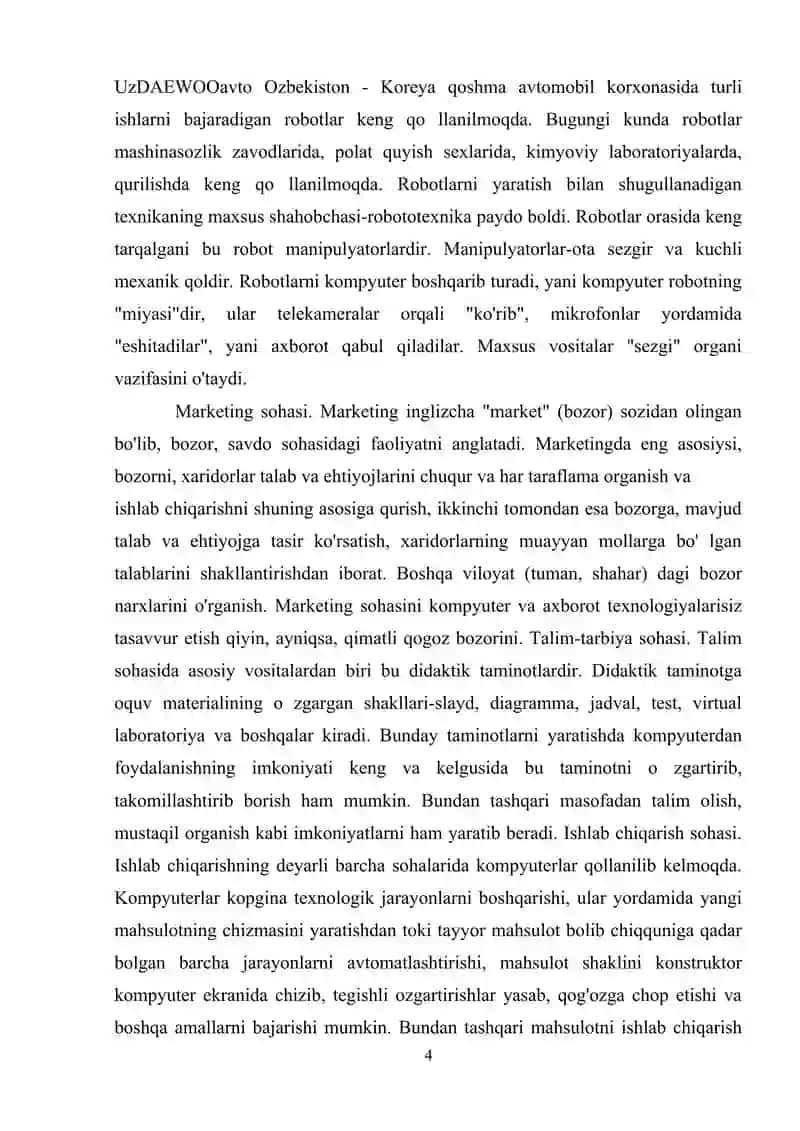 Raqamli iqtisodiyotni rivojlanishida axborot texnologiyalarning o‘rni. 4