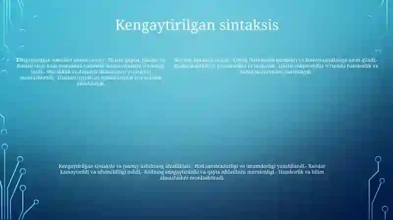 Rasmiy Uslub Sintaksisi 4