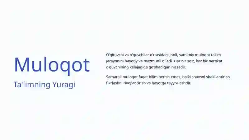 Pedagogik Muloqot: Ta'limdagi Samara Kaliti 4