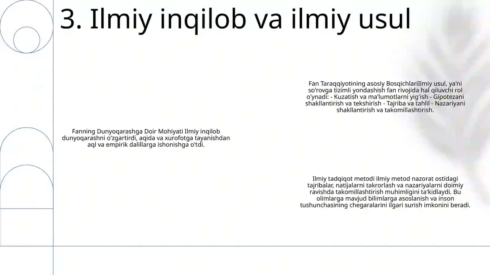 Fan va Dunyoqarash Munosabatlari 4