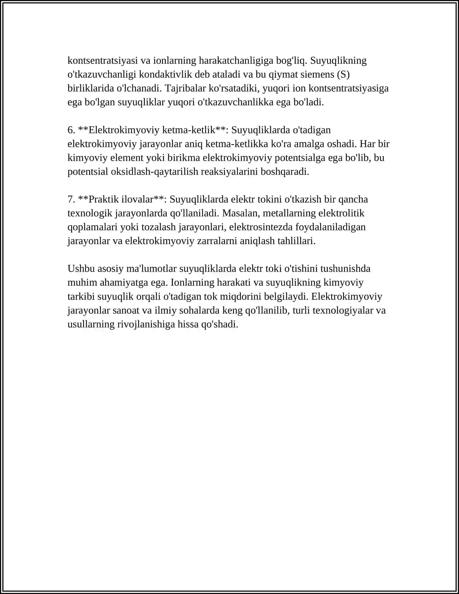SUYUQLIKLARDA ELEKTR TOKI 4