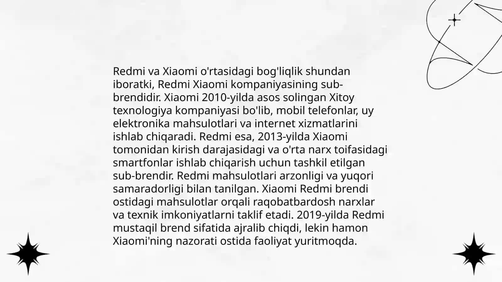 Redmi brendining kelib chiqishi 4