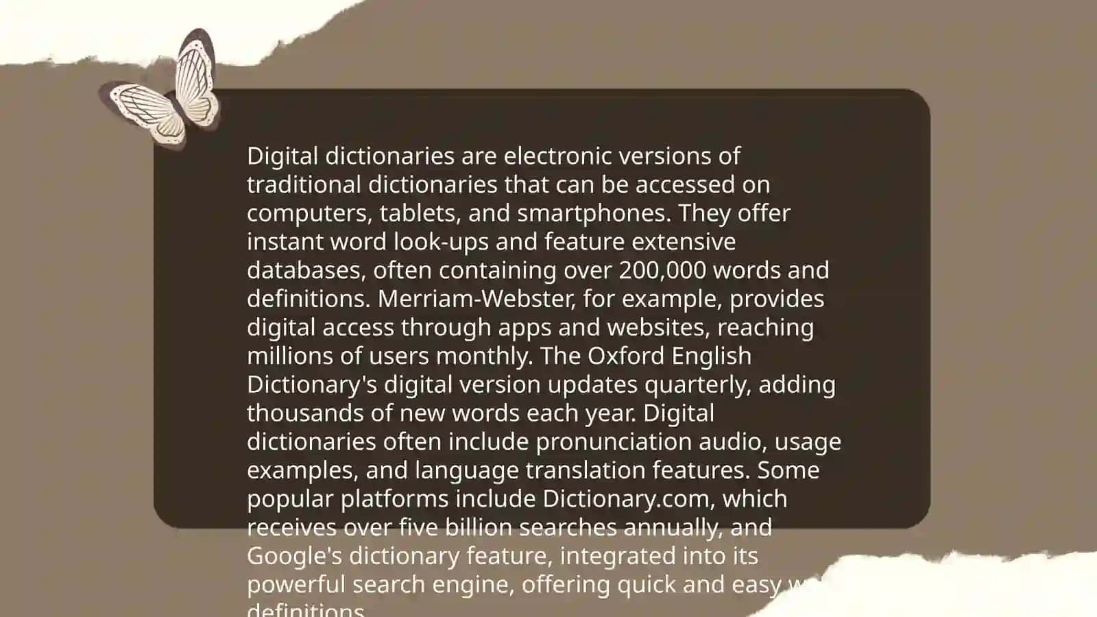 Computer Lexicography Information 4